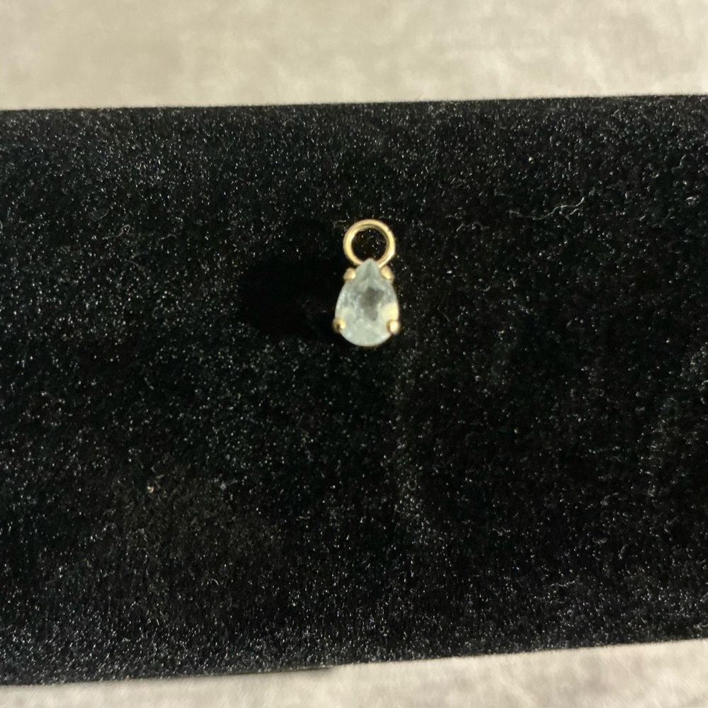 14k Aquamarine Charm - Picture 10 of 12